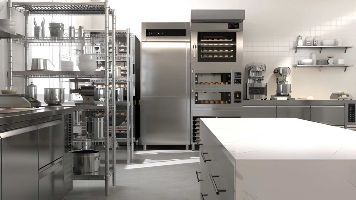 Mantenimiento de una cocina industrial.